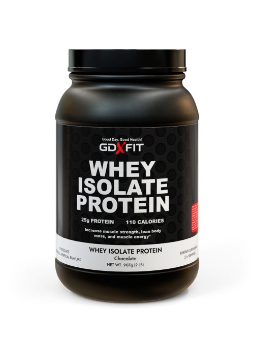 GDXFit Whey Isolate Protein Supplement (907g, 2lb)