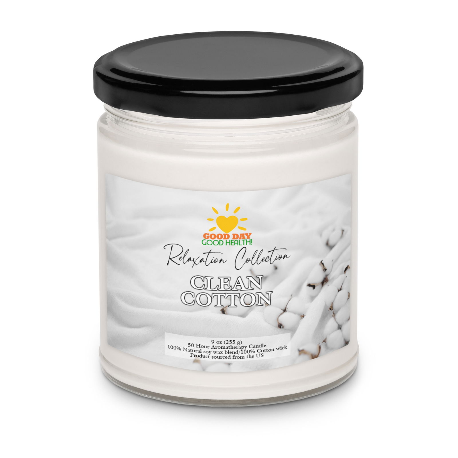 GDGH Clean Cotton Aromatherapy Candle