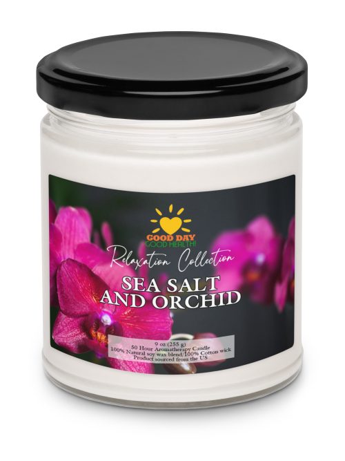 GDGH Sea Salt and Orchid Aromatherapy Candle