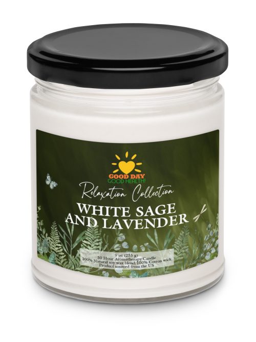 GDGH White Sage and Lavender Aromatherapy Candle