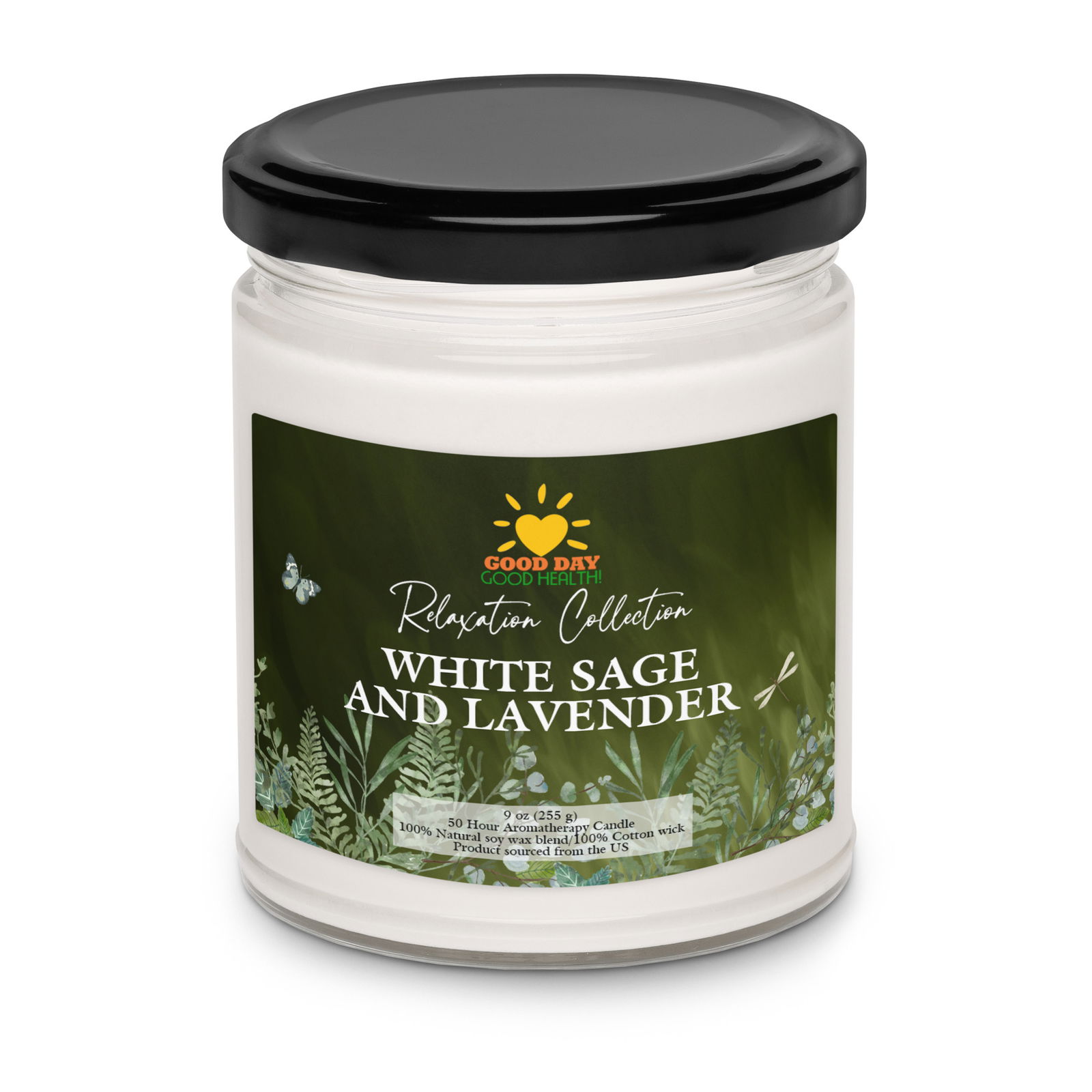 GDGH White Sage and Lavender Aromatherapy Candle