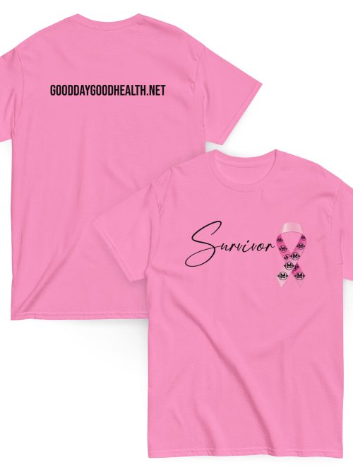 “Survivor” – Website on the back (Dark Text) Gildan 5000