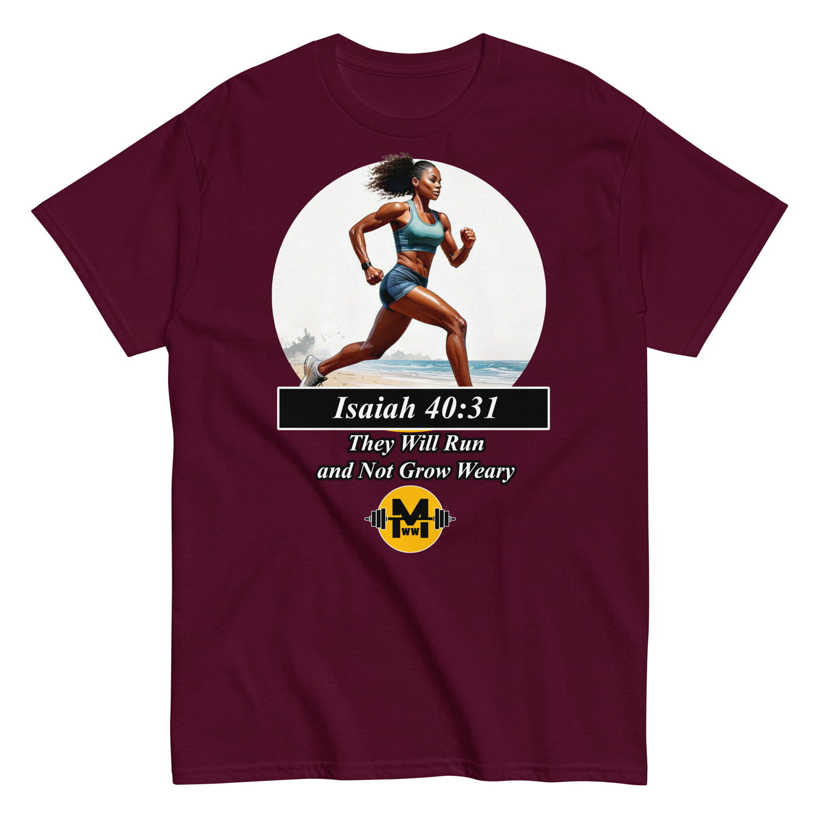 “They Will Run and Not Grow Weary" – Unisex classic tee