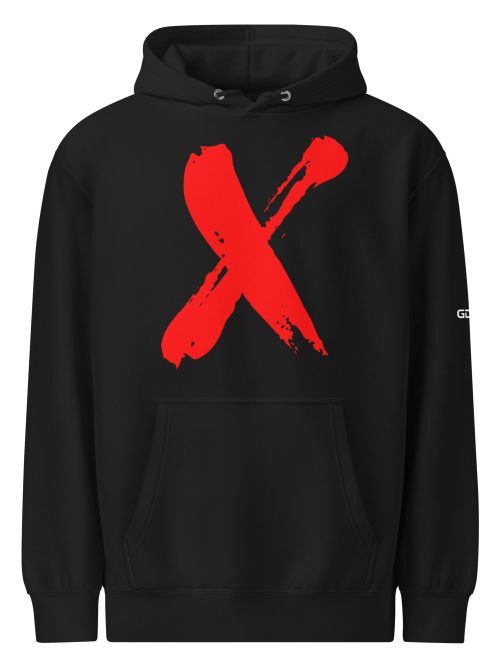 GDXFit - X Logo / Sleeve Unisex Premium Mid Weight Hoodie
